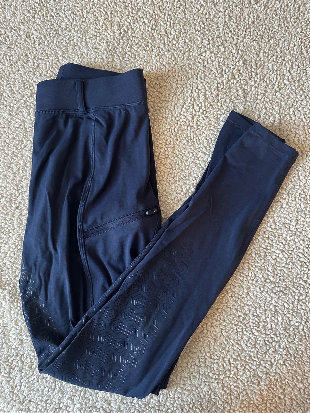 Womens Full Seat Riding Equestrian Breeches Leggings Navy